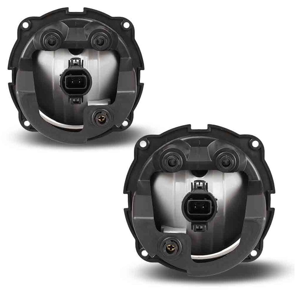 Pair Fog Lights For Ford 2007-2012 Escape Clear Lens Lamps W/Wiring+Switch Kit