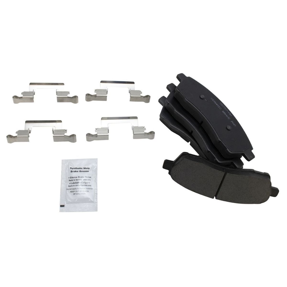 For 2000-2005 Excursion Limited Ceramic Front & Rear Brake Pad Kit W/Fluids