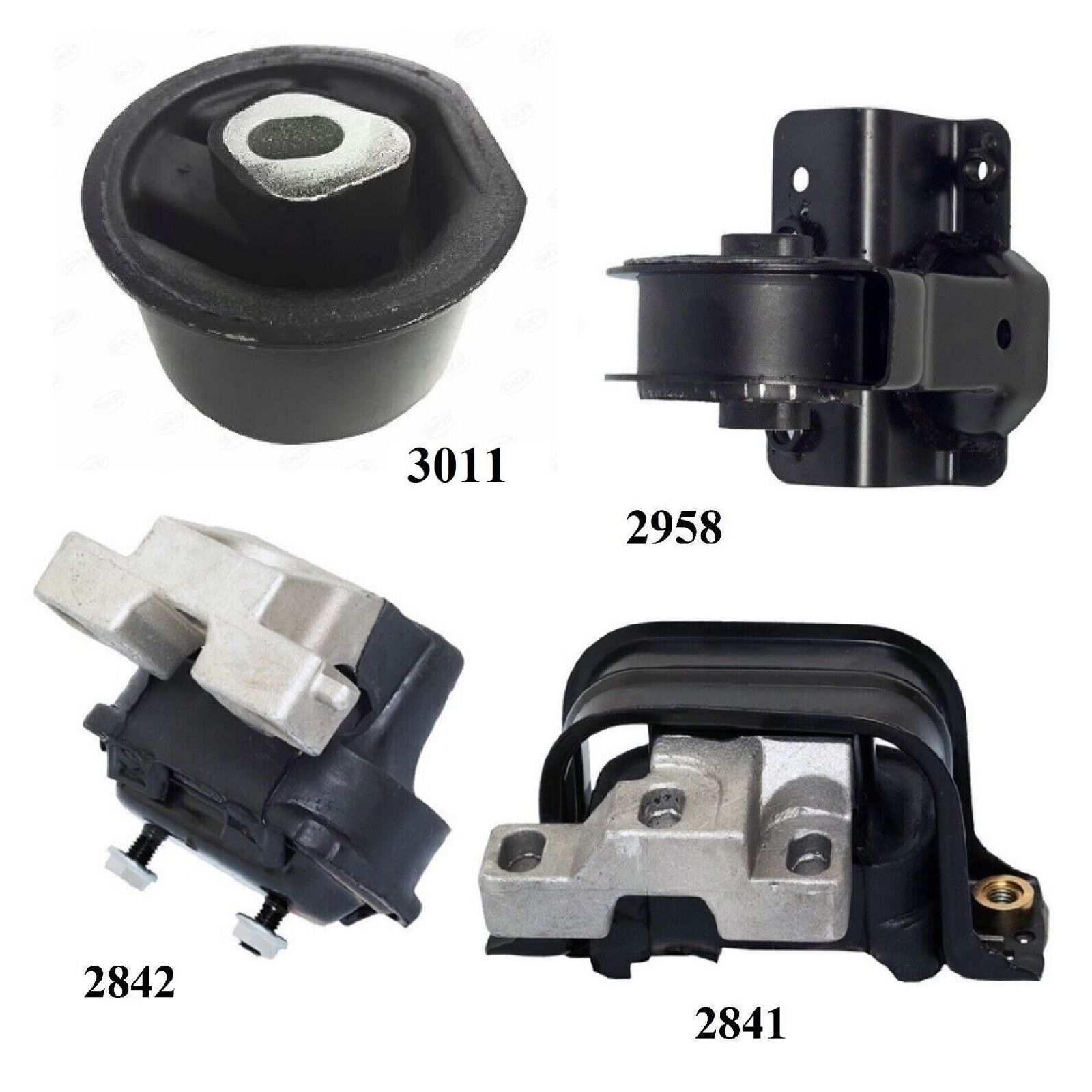 4pcS Motor & Trans. Mount For 1996-2000 Chrysler Sebring JX Convertible 2.5L