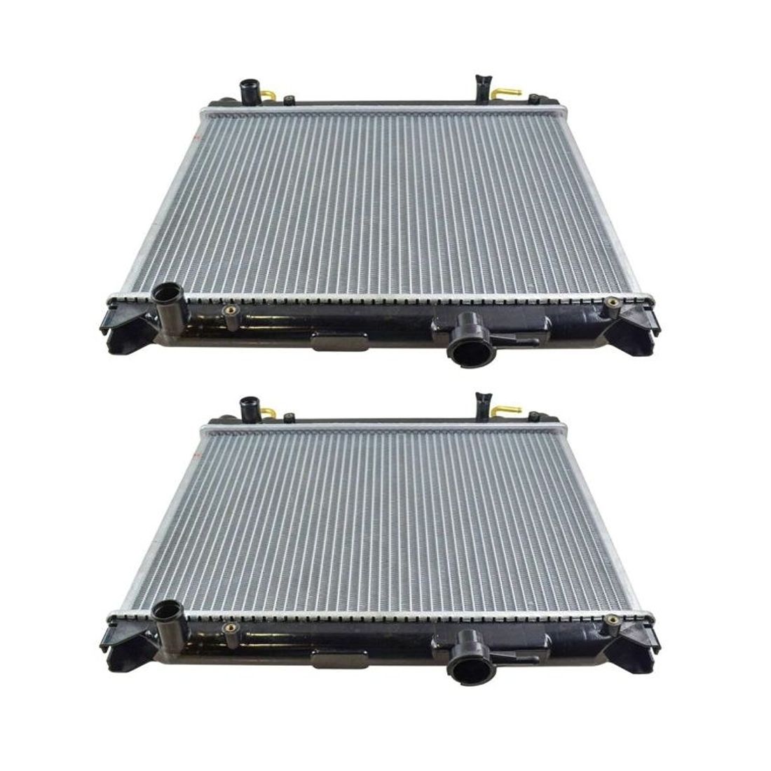 2 Sets Of - Radiator Assembly Aluminum Core For Geo 1989-93 Tracker Suzuki 1989-95