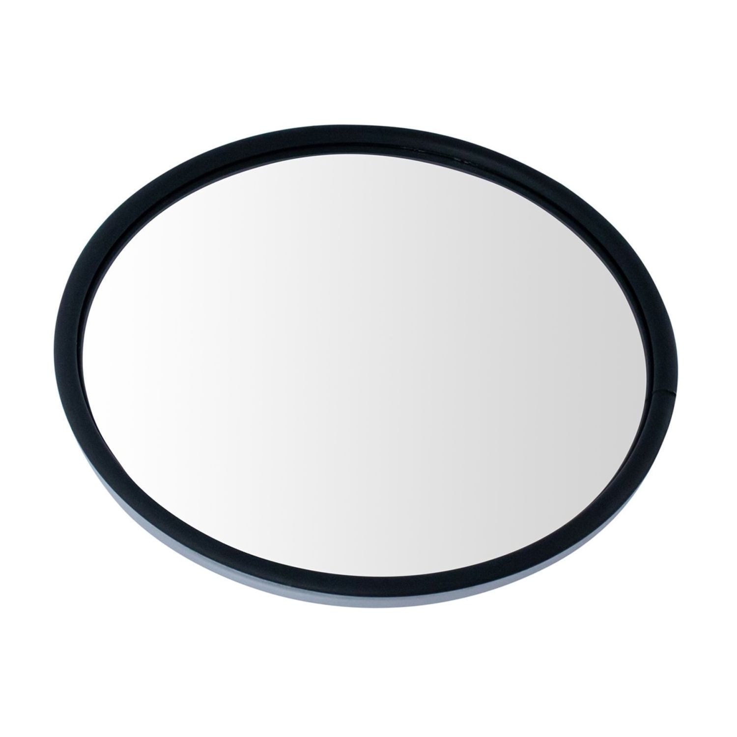 8.5" Round Convex Mirror Stainless Steel Heated Offset Stud W/ Mounting Bracket
