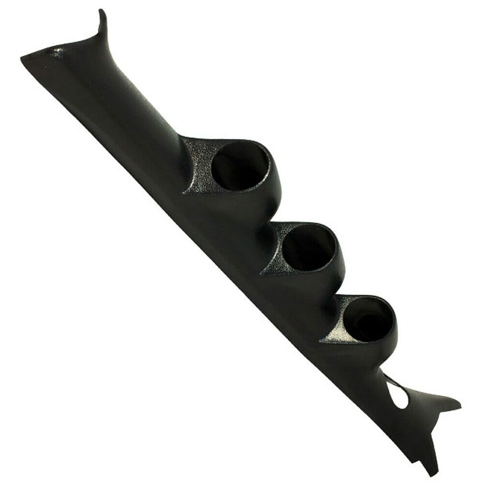 Black Triple Gauge 52mm Pillar For 2002-2007 Nissan Sentra Sedan