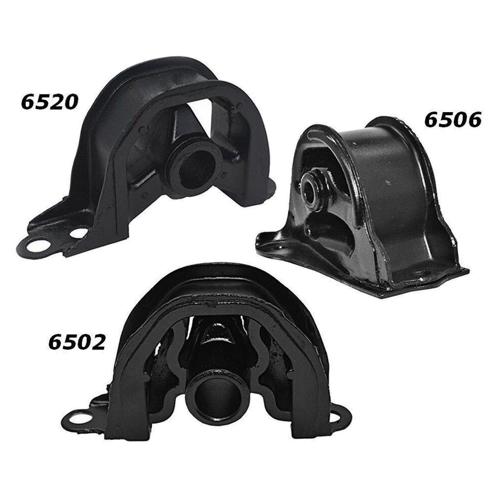 Front Lower, Front & Rear Engine Mounts 3Pcs Set , 1.5/1.6L