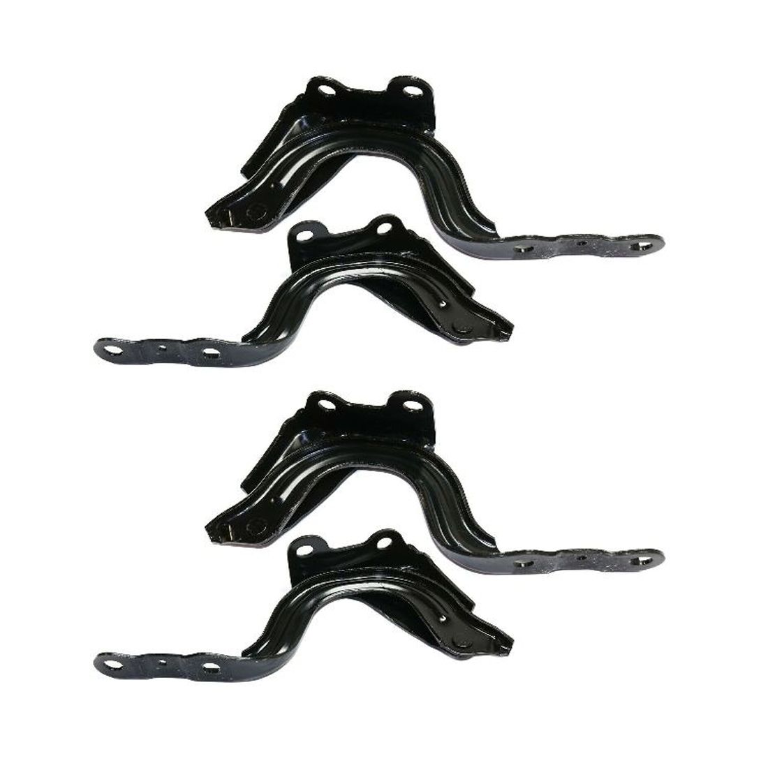 4 PCS - Set Hood Hinges Driver & Passenger Side LH RH For 17-20 Elantra