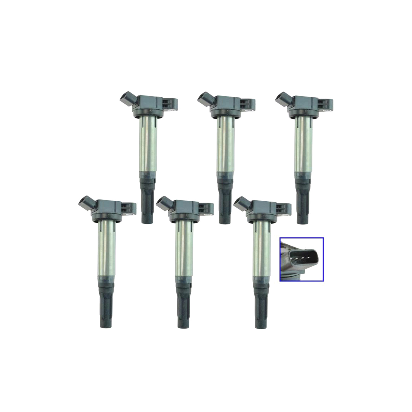 Ignition Coil Set Of 6 Kit For Camry Avalon Rav4 Sienna Venza RX350 ES350