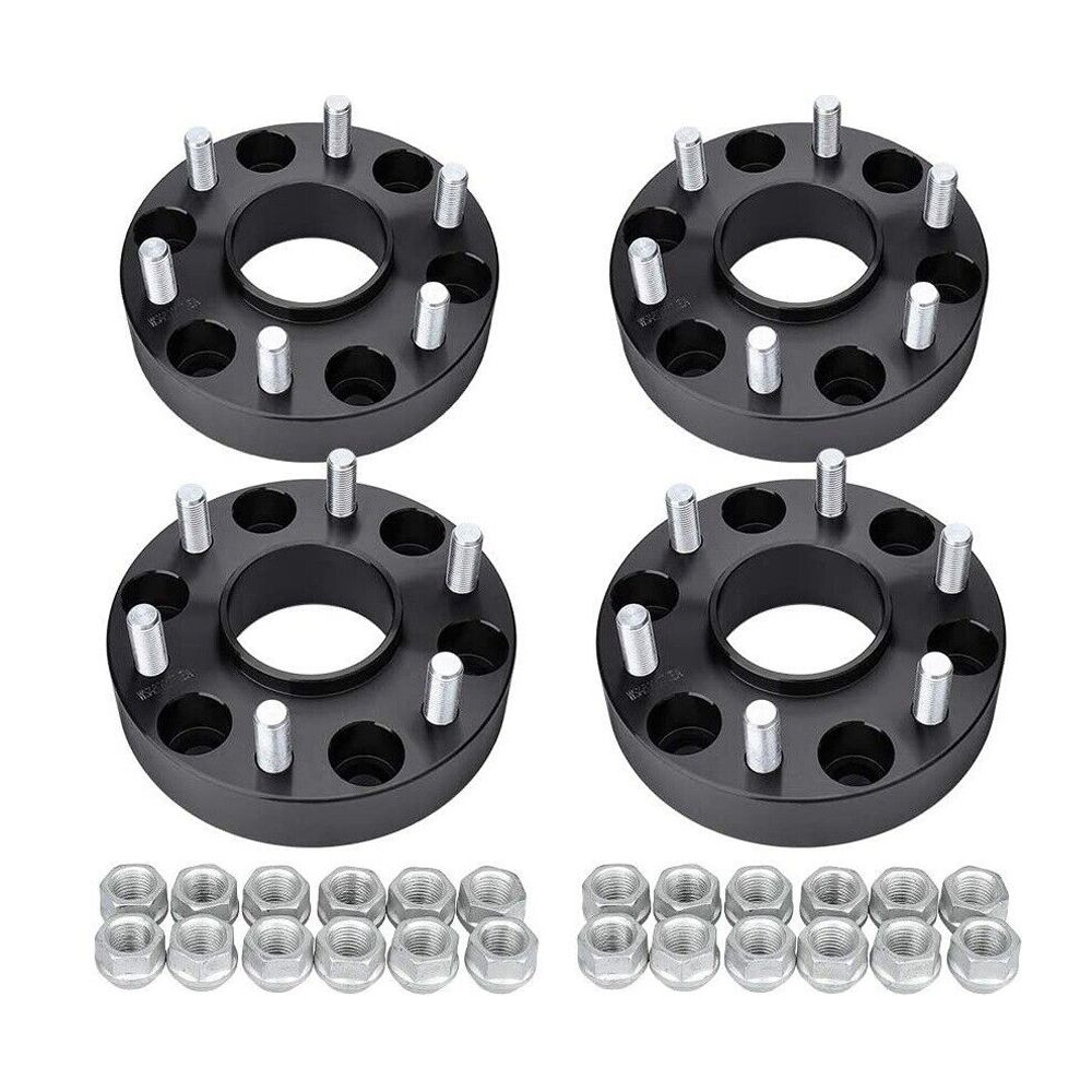 6x5.5 To 6x120 Hub Wheel Adapters 1.5" Put For 99-21 Silverado 1500 Wheels On