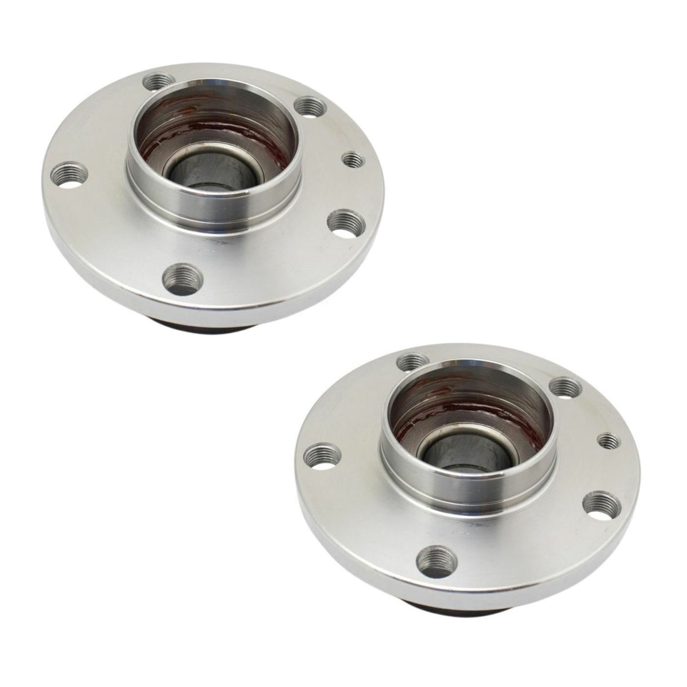Rear Wheel Bearing & Hub Assembly Left/Right Pair For Fiat 2014-2020 500L SUV
