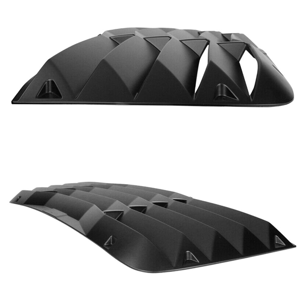 For 08-23 Dodge Challenger 2DR Rear Window Louver Sun Shade Cover Matte Black