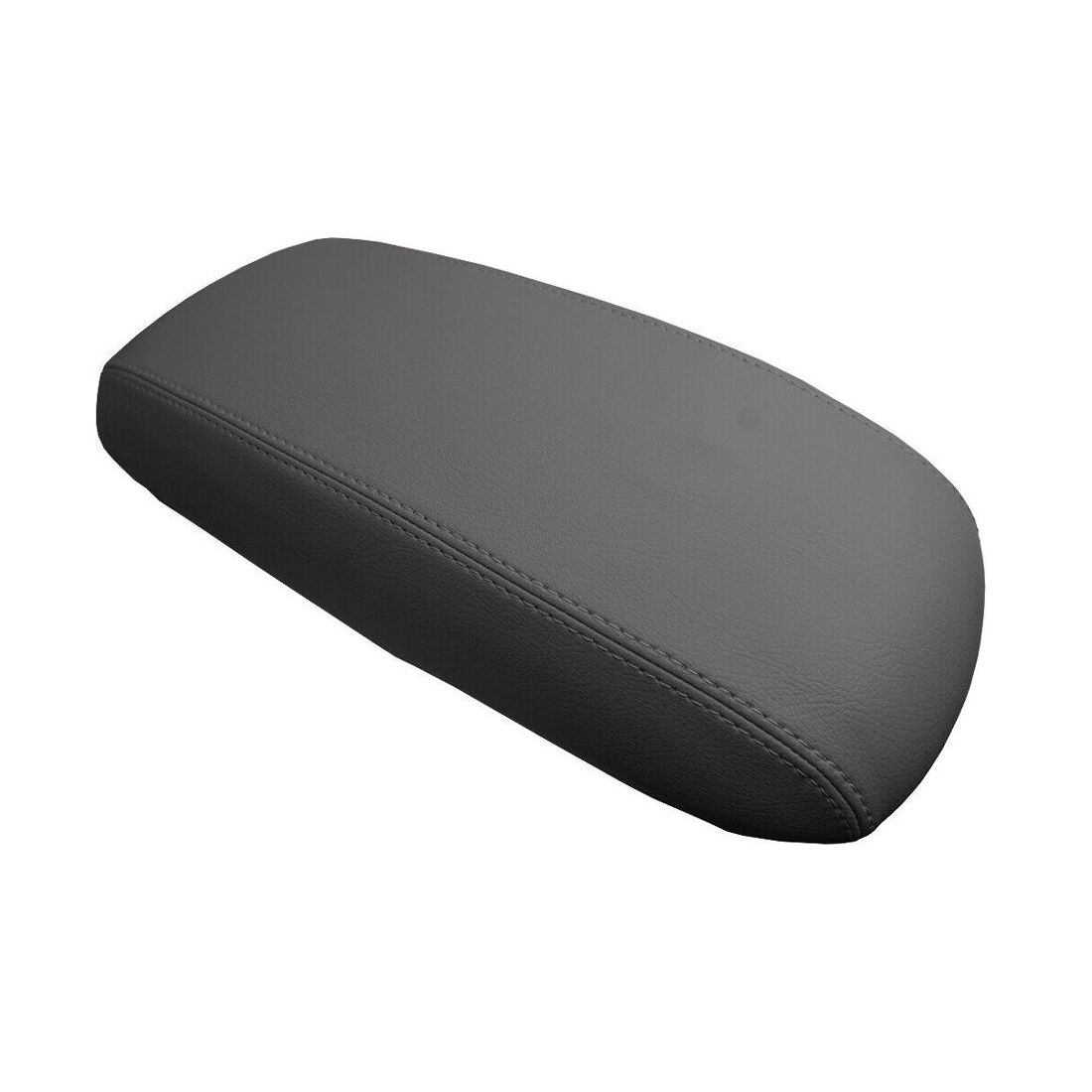 Console Lid Pull Over Cover Leather For 2001-2004 Ford Escape Sport Utility Gray