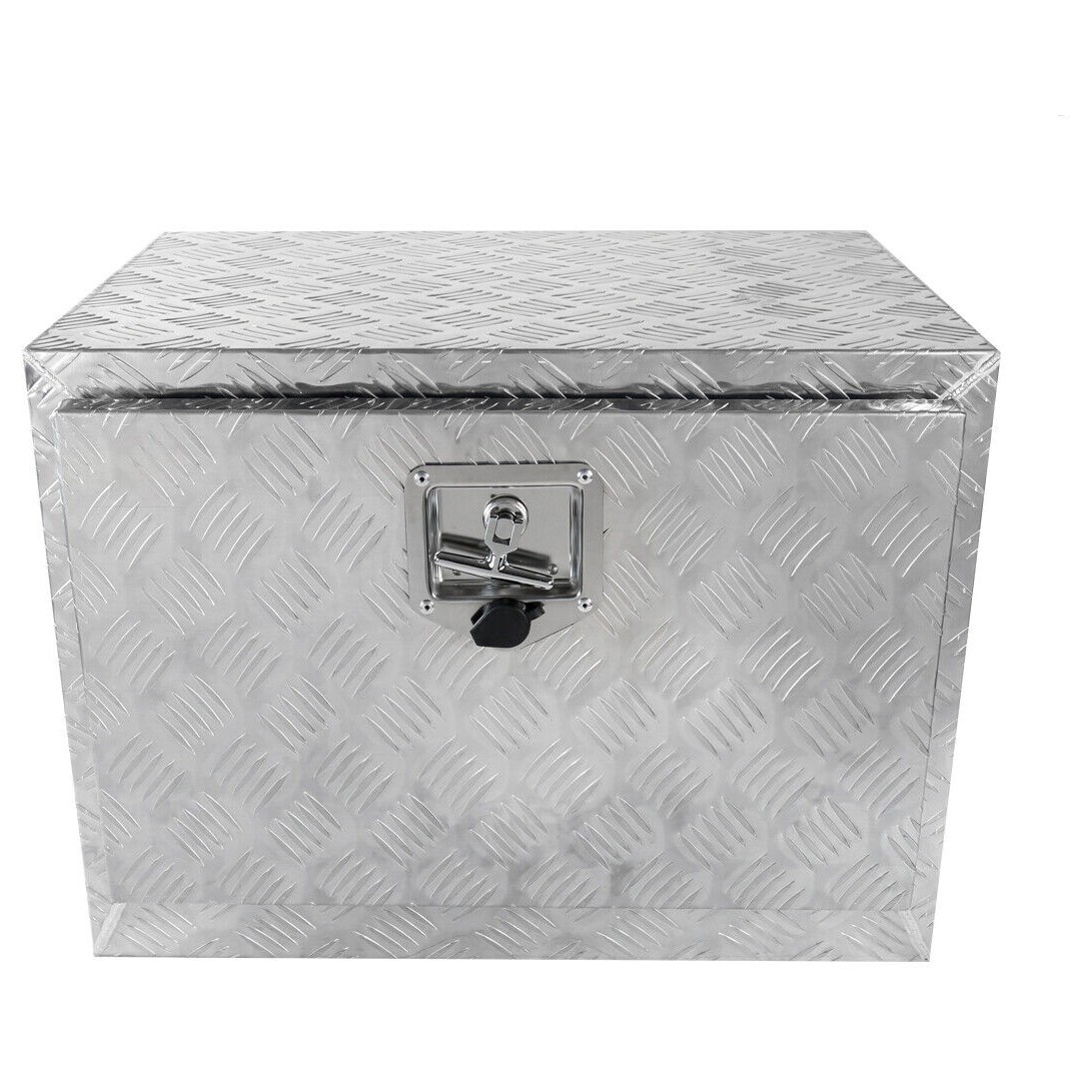 Tool Box 24" Heavy Duty Aluminum Pickup Trailer Underbody Storage+Lock