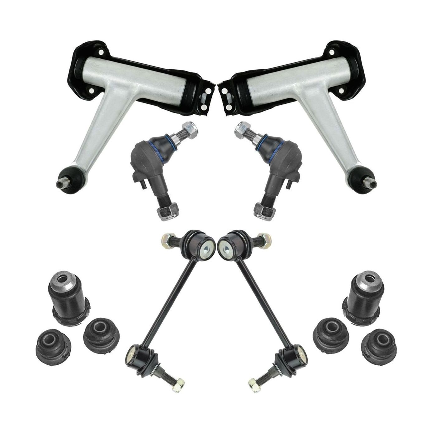 Front Ball Joints Control Arms Sway Links & Bushings For Mercedes Benz