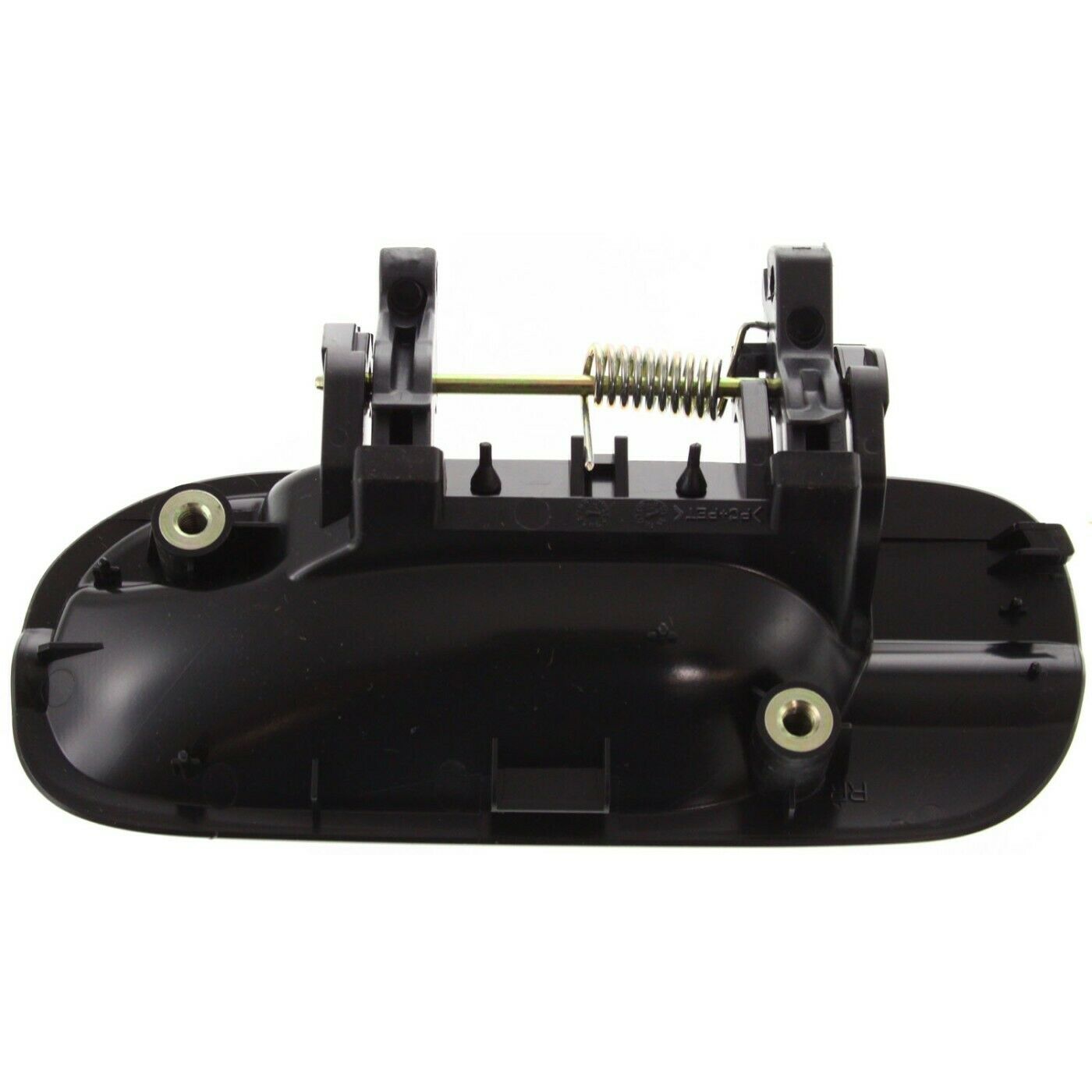 Exterior Door Handle For 2000-2006 Nissan Sentra Rear Right Smooth Black Plastic