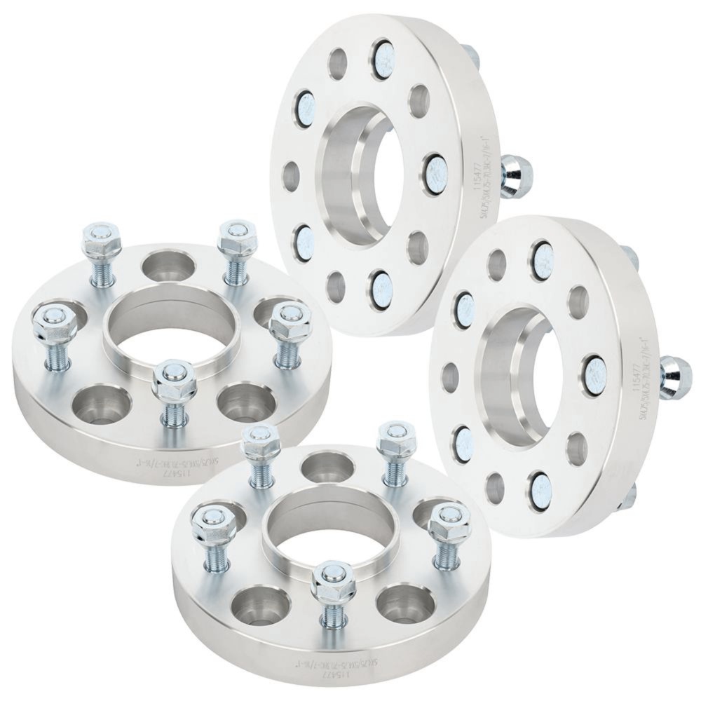 4X 1" 25mm 5x4.75 7/16" Studs Hubcentric Wheel Spacers Fits Older Chevy & Buick