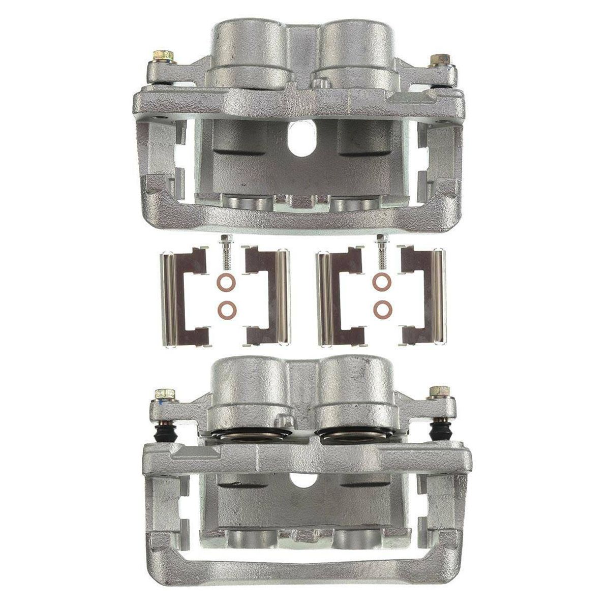 4x Brake Calipers W/ Bracket For Chevy Silverado 2500 GMC Hummer H2 Front & Rear