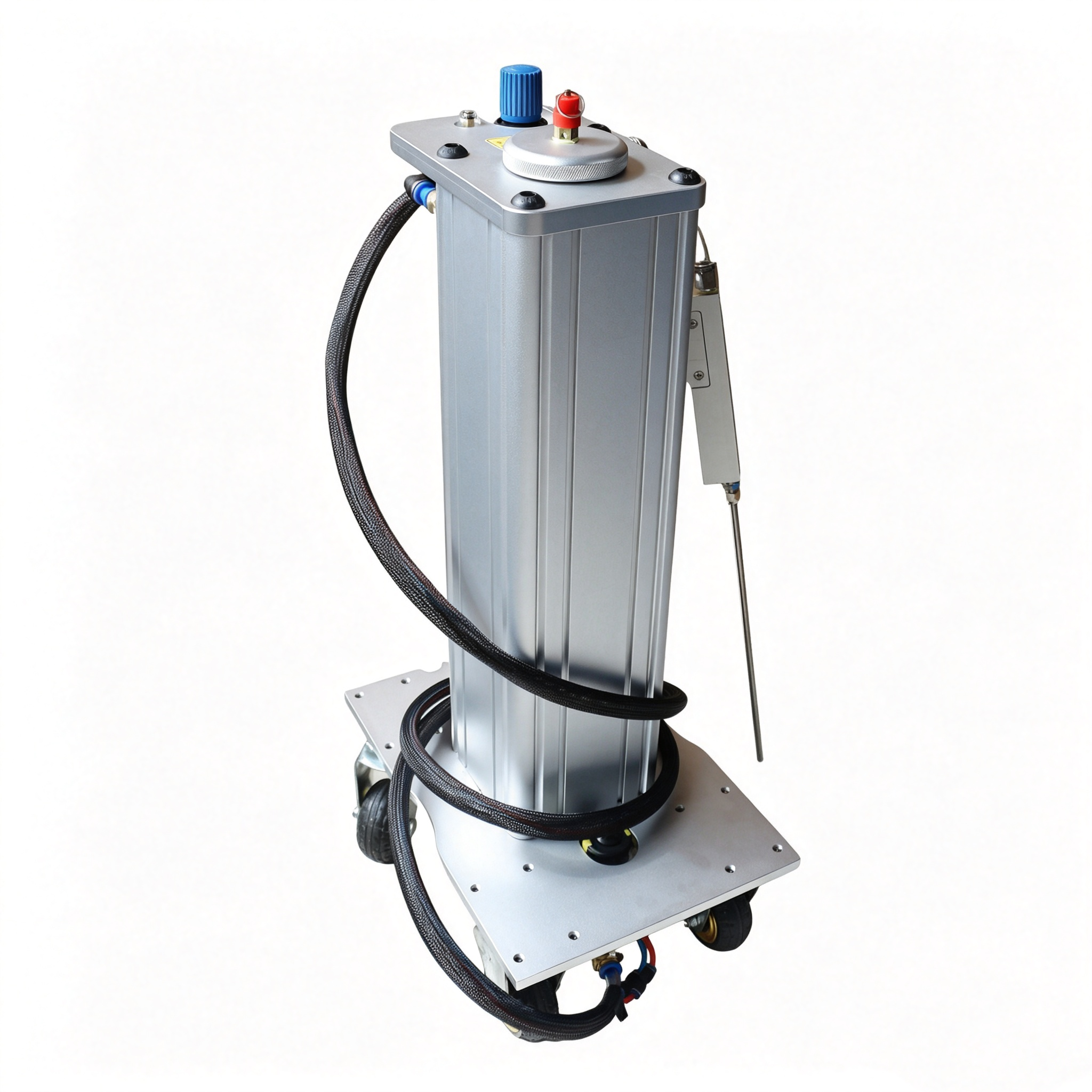 Professional Walnut Blaster, Intake Valve Carbon Deposit Removal Machine, Compact Rolling Base, Full Walnut Blasting Kit, Multi‑car Adapters
